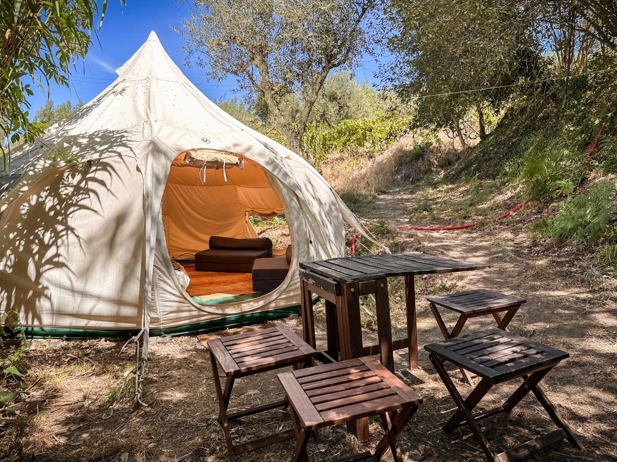 Отель Glamping Do Ze Cernache do Bonjardim Экстерьер фото